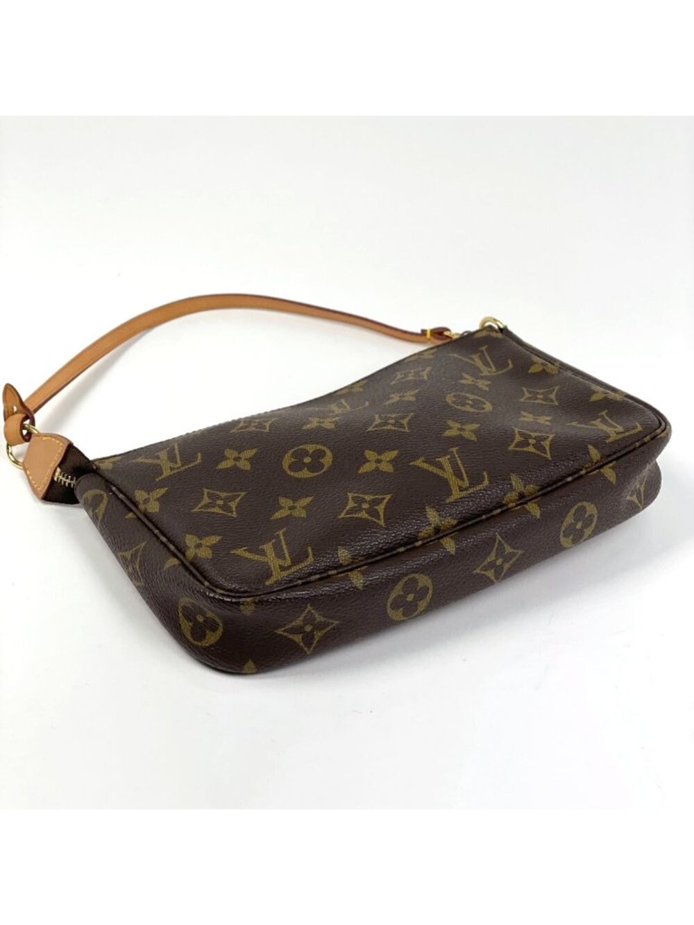 Louis Vuitton Pochette Makeup Cosmetics Pouch Monogram Brown - Picture 2 of 9